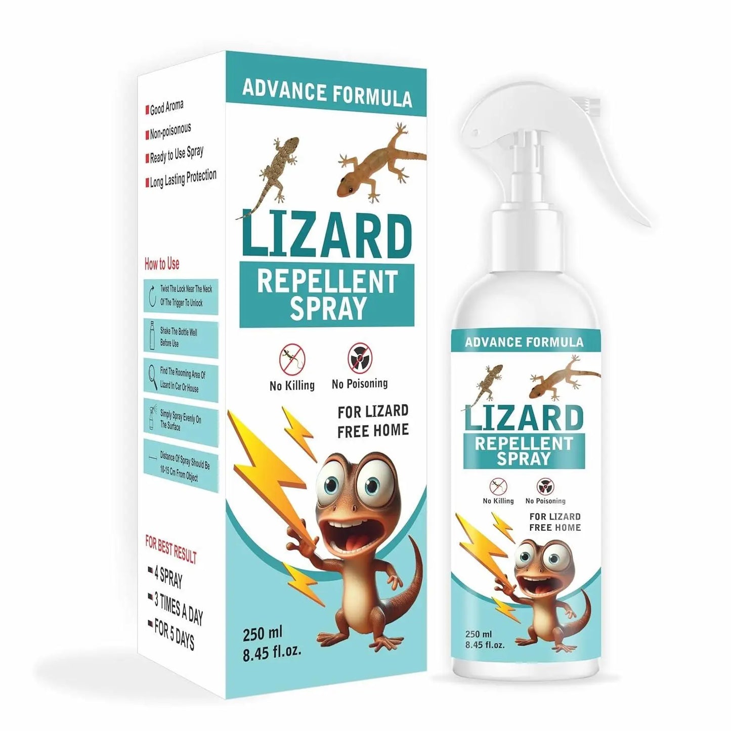 Lizard Repellent Spray 250ML (Buy 1 Get 1 Free)