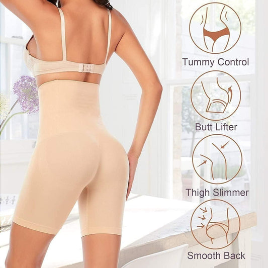 4-in-1 Shapewear for Women – Tummy, Thigh, Hip & Back Slimmer
