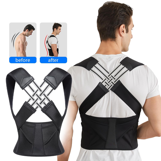 Orthoplus™ Adjustable Posture Corrector Belt for Men & Women (Universal Size)