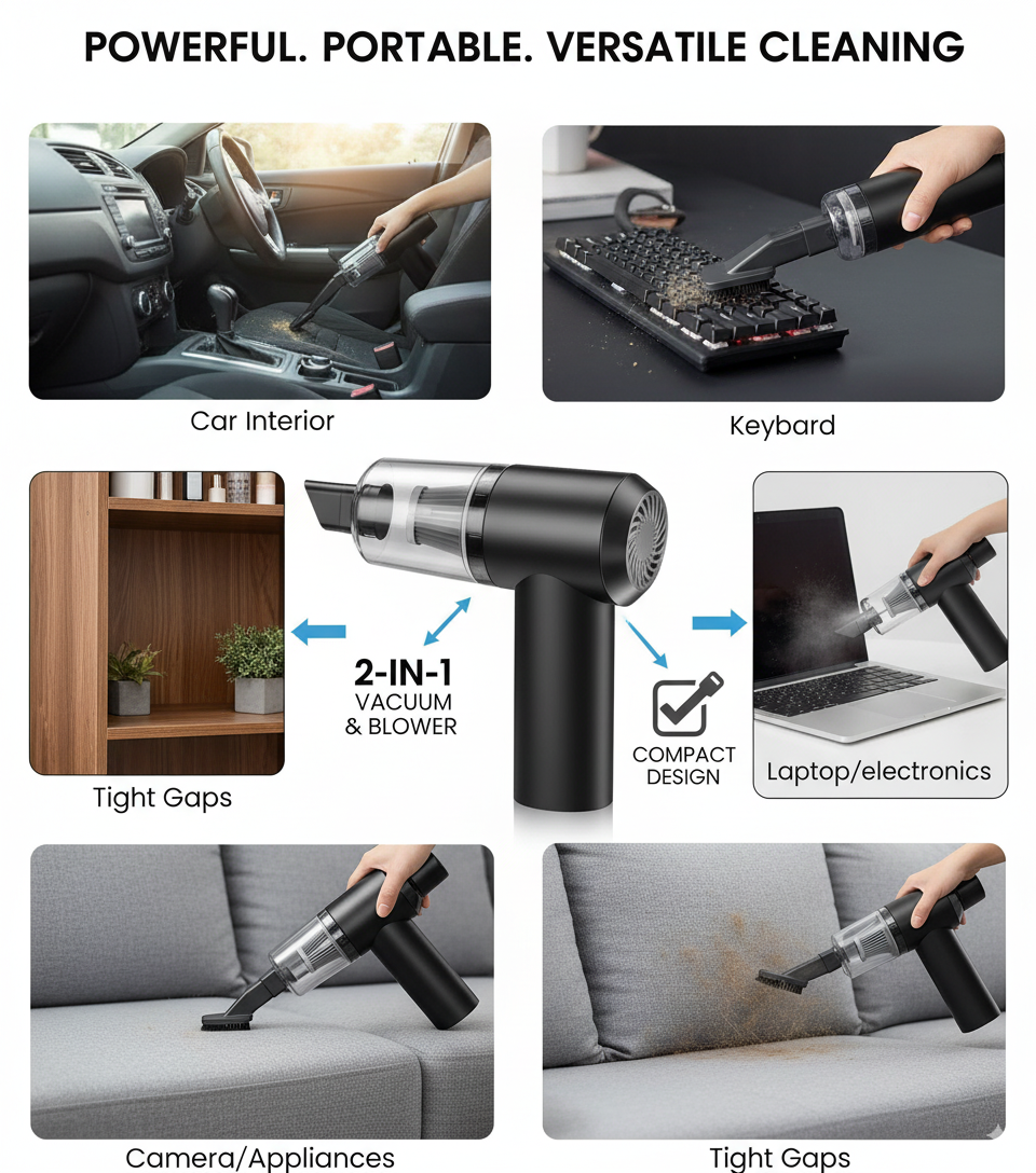 PowerSweep™ Vacuum Cleaner & Air Duster (2 in 1)