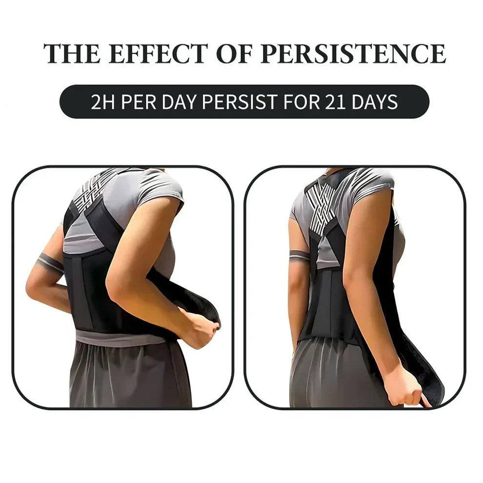Orthoplus™ Adjustable Posture Corrector Belt for Men & Women (Universal Size)