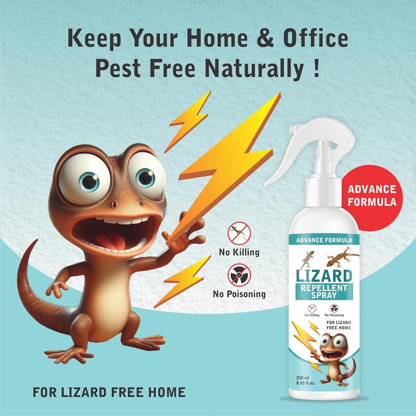 Lizard Repellent Spray 250ML (Buy 1 Get 1 Free)