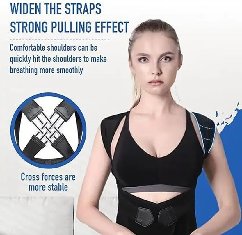 Orthoplus™ Adjustable Posture Corrector Belt for Men & Women (Universal Size)