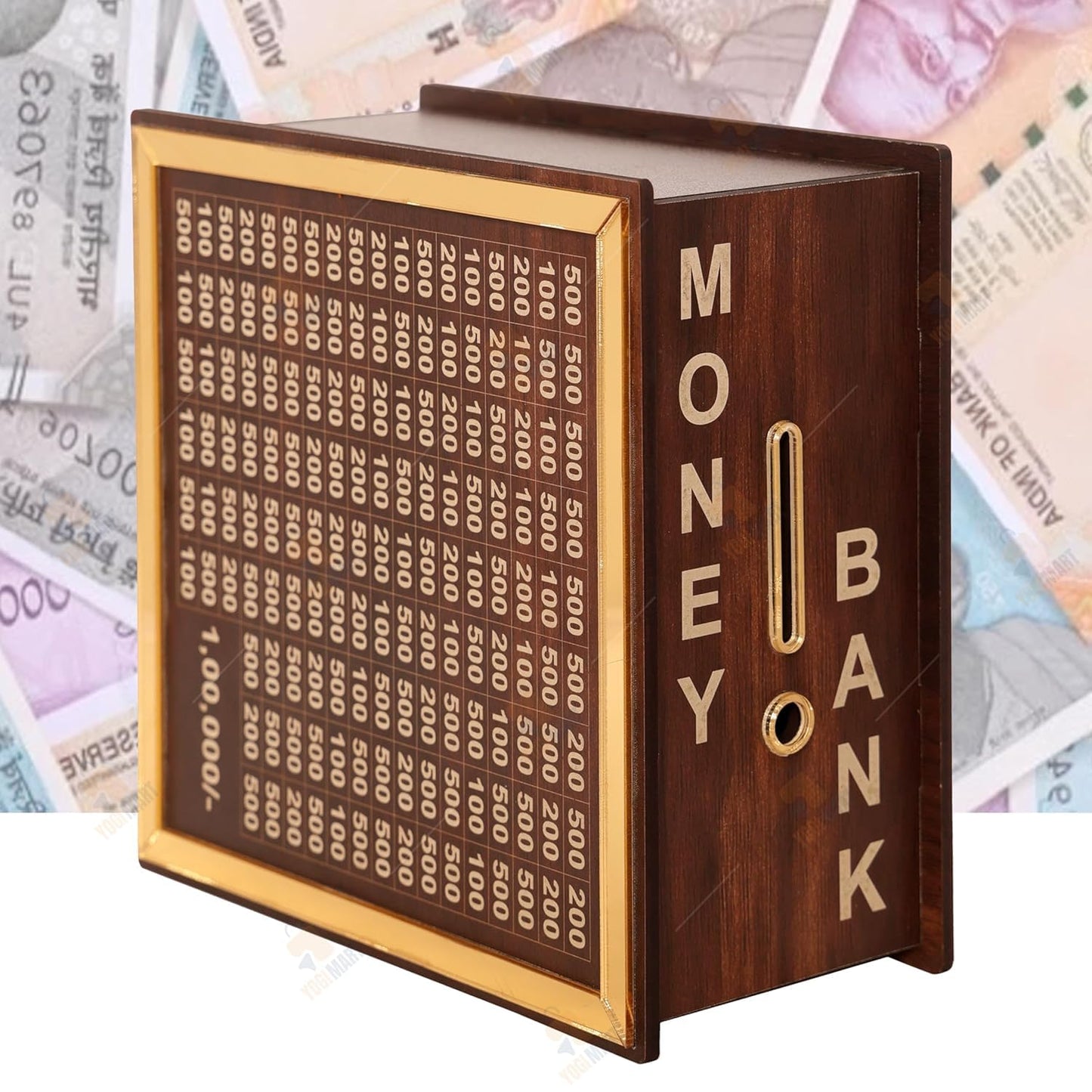 Wooden Money Saving Box | Your ₹1 Lakh Goal Saver